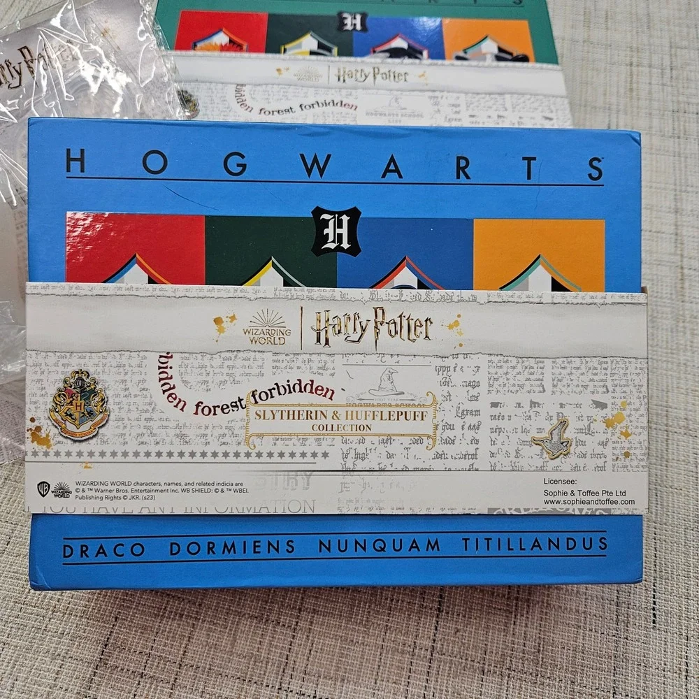 NEW Harry Potter Sophie & Toffee Craft Box Set Slytherin Hufflepuff‎ Gryffindor